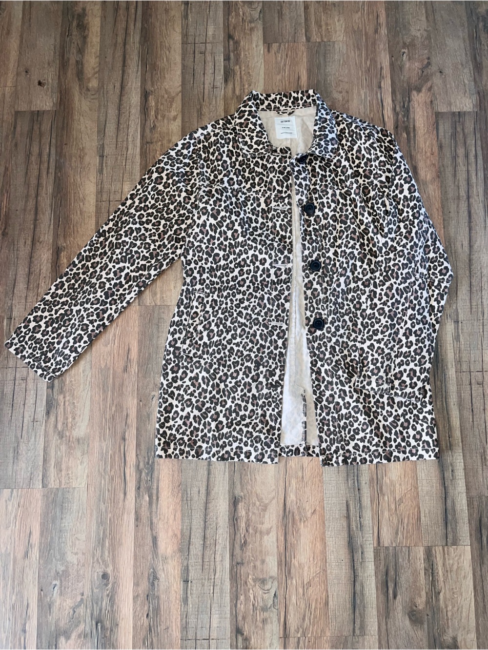 Cotton On Leopard Print Button-Front jacket